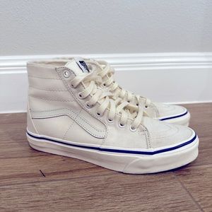 Cream Skate High Vans Women’s Size 8